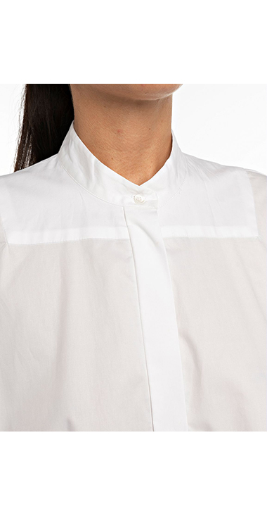 ゆったりフィットのロングシャツドレス 詳細画像